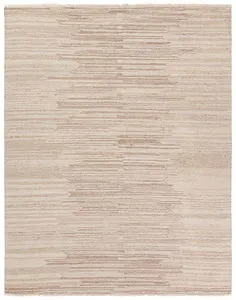 Product Image 1 for Sayeed Handmade Striped Natural / White Rug from Jaipur 