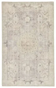 Product Image 4 for Modify Hand Knotted Medallion Gray/ Blue Rug from Jaipur 