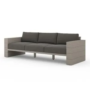 Product Image 3 for Leroy Wooden Outdoor Sofa, Weathered Grey from Four Hands