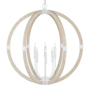 Product Image 1 for Bastian Sandstone Orb Chandelier from Currey & Company