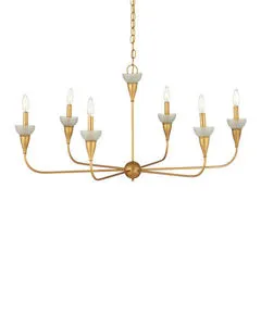 Product Image 1 for Aurelia Frost Chandelier from Currey & Company