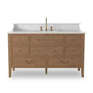 Product Image 1 for Elliston Vanity - Satin Worn Oak Veneer from Four Hands