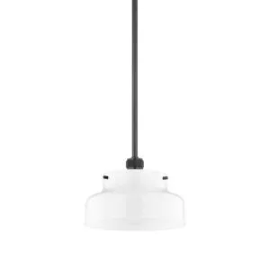 Product Image 1 for Luella 1-Light Modern Polished Nickel Small Bell Pendant from Mitzi