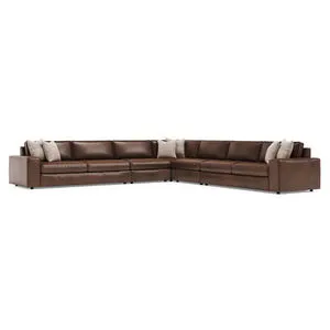 Product Image 1 for Nest 5-Piece Leather Sectional from Bernhardt Furniture