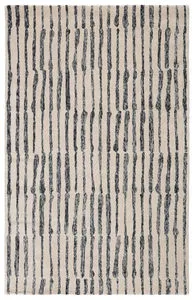 Product Image 2 for Saville Handmade Abstract White/ Black Rug By Nikki Chu from Jaipur 