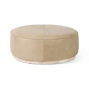 Product Image 1 for Sinclair Large Round Ottoman from Four Hands