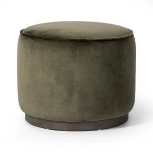 Product Image 1 for Sinclair Round Ottoman from Four Hands