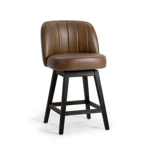 Product Image 1 for Della Top Grain Leather Counter Stool from Classic Home