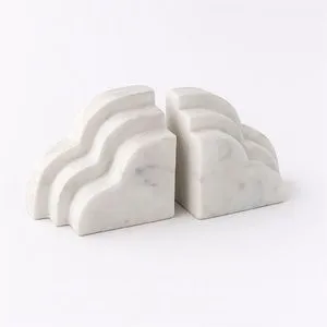 Product Image 1 for Marble White Bookend from BIDKHome