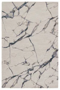 Product Image 3 for Shattered Handmade Abstract Light Gray/ Slate Rug from Jaipur 