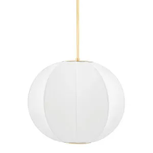 Product Image 2 for Jupiter 1-Light Aged Brass Pendant Light from Hudson Valley