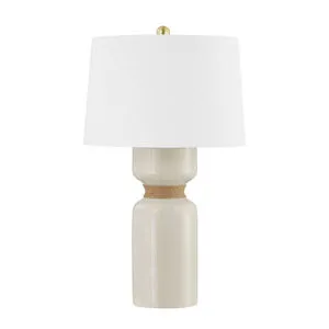 Product Image 1 for Mindy 1-Light Table Lamp - Aged Brass from Hudson Valley