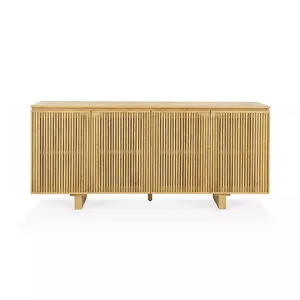 Product Image 3 for Roya Oak Wood 4-Door Sideboard from Classic Home