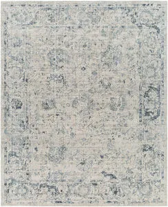 Product Image 1 for Jordan Hand-Knotted Ink Blue / White Rug  - 9' x 12' from Surya