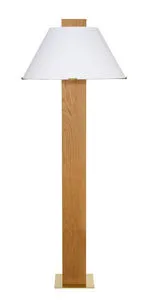 Product Image 1 for Craftsman Natural Oak Wood Floor Lamp from Jamie Young