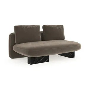 Product Image 1 for Overlap Armless Loveseat from Caracole