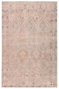 Product Image 8 for Marquesa Trellis Light Pink / Blue Runner Rug from Jaipur 