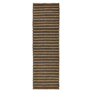 Product Image 1 for Alysa 2.6'x8' Natural Jute HandwovenMineral Blue Accent Rug from Classic Home Furnishings