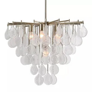Product Image 1 for Goccia 6 Light Tear Drop Glass Pendant from Uttermost