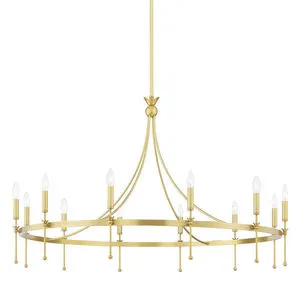 Product Image 5 for Gates 12 Light Chandelier from Hudson Valley