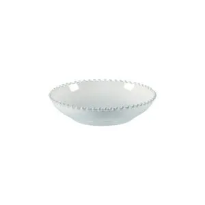 Product Image 1 for Pearl Scalloped Ceramic Stoneware Pasta Bowl - White from Costa Nova
