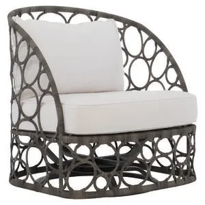 Product Image 6 for Bali Outdoor Brown Woven Swivel Chair from Bernhardt Furniture