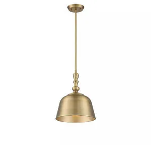 Product Image 2 for Berg Warm Brass 1 Light Pendant from Savoy House 