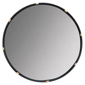 Product Image 1 for Edison Black Rattan Wall Mirror from Cooper Classics