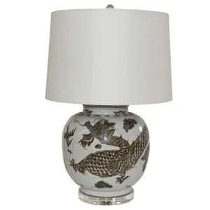 Product Image 3 for Lamp With Brown Dragon Open Top Jar from Legend of Asia