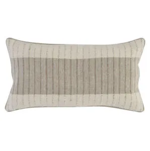 Product Image 1 for Kalen Natural/Ivory Lumbar Pillow (Set Of 2) from Classic Home Furnishings