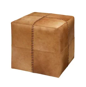 Product Image 1 for Small Hide Ottoman from Jamie Young