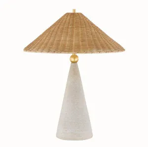 Product Image 3 for Perilla Rattan Table Lamp from Mitzi