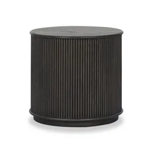 Product Image 1 for Ona Smoked Black Mindi Veneer End Table from Four Hands
