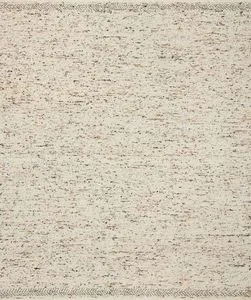 Reyla Pebble Stone Rug with heathered neutral tones and subtle speckled pattern in a square shape