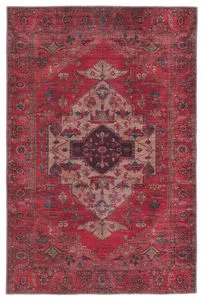 Product Image 2 for Monroe Medallion Red/ Brown Rug from Jaipur 