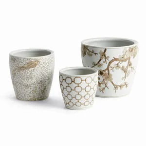 Product Image 1 for Province Flower Pots, Set Of 3 from Napa Home And Garden