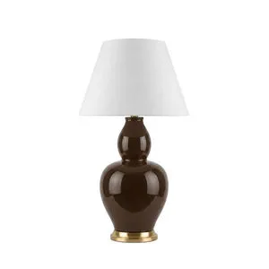 Product Image 1 for Iris Chocolate Table Lamp from Worlds Away