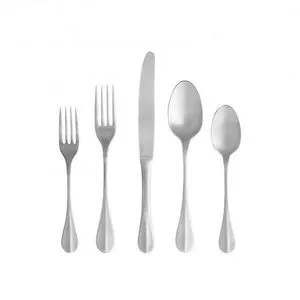 Product Image 1 for Nau Brushed Stainless Steel Flatware, 5 Pieces from Costa Nova