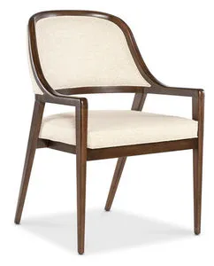 Product Image 1 for Archives Rounded Upholstered Arm Chair from Hooker Furniture