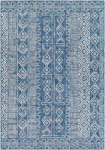 Product Image 3 for Eagean Blue Geometric Indoor / Outdoor Rug from Surya