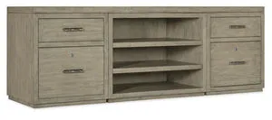 Product Image 1 for Linville Falls 84" Credenza with Two Files and Open Desk Cabinet from Hooker Furniture