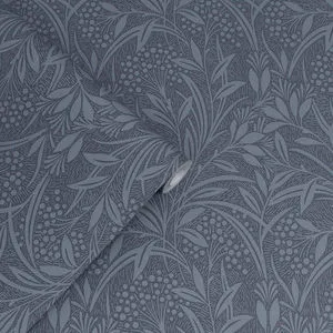 Product Image 1 for Laura Ashley Barley Dusky Seaspray Botanical Wallpaper from Graham & Brown