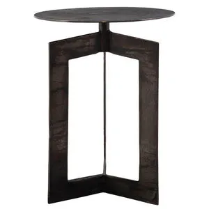 Product Image 1 for Deltoid Gunmetal Accent Table from Uttermost