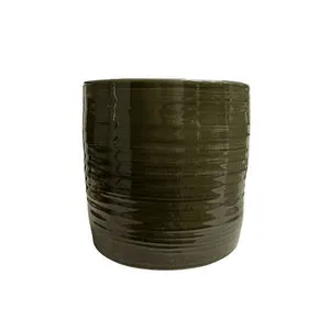 Product Image 1 for Casserole Olive Terracotta Planter Dia 12.9" from BIDKHome