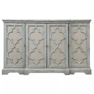Product Image 1 for Uttermost Sophie 4 Door Grey Cabinet from Uttermost
