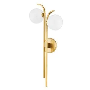 Product Image 1 for Laval 2-Light Aged Brass Wall Sconce from Hudson Valley
