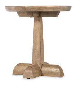 Product Image 1 for Vineyard Row Round Pedestal End Table from Hooker Furniture