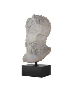 Product Image 1 for Hercules Head on Metal Stand from Currey & Company