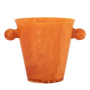 Product Image 1 for Orange Resin Ice Bucket w/Handles from BIDKHome