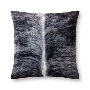 Product Image 1 for Charcoal Faux Fur Pillow from Loloi